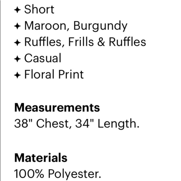 Xhilaration Burgundy Floral Bell Sleeve Mini Dress - Size M - Boho Chic - Picture 6 of 6